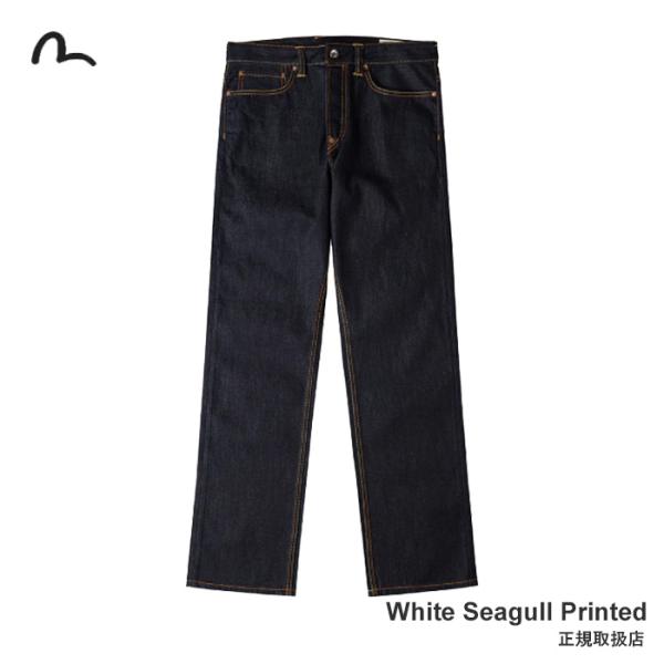 EVISU（エヴィス） HT, White Seagull Printed Pocket Jeans