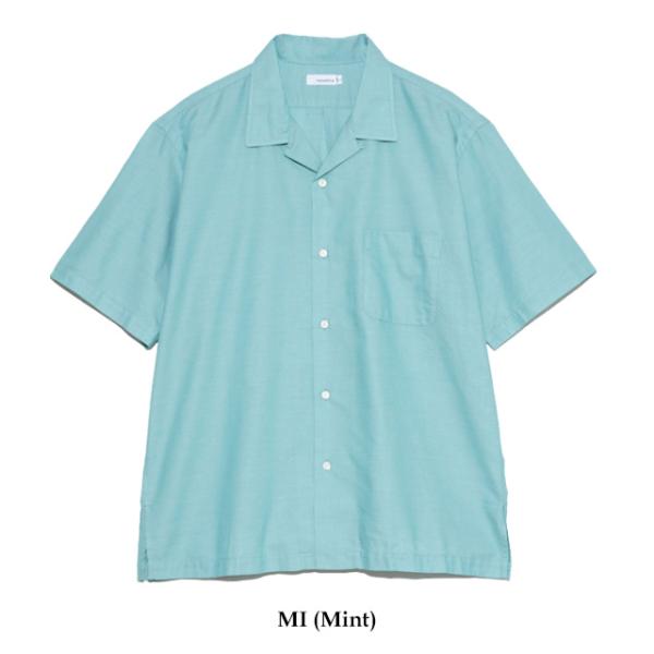 NANAMICA オープンカラー パナマシャツ 半袖 M 美品 nanamica（ナナミカ） セール Open Collar Panama S/S Shirt S25SG119