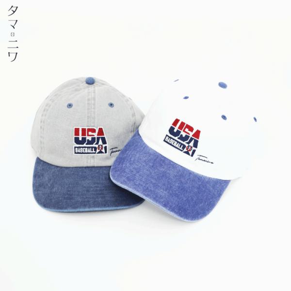 TAMANIWA TAMA USA BASEBALL CAP TMNW-216 ユニセックス ベースボール