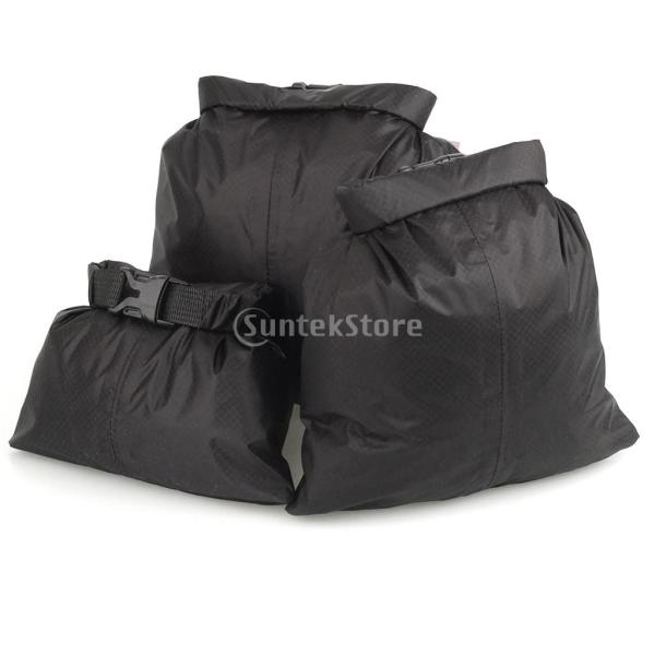 説明:3サイズセット:1.5L.2.5L.3.5L最大の圧縮のための水密ロールトップ密閉クロージャー防水性.PUコーティングされた耐引裂性ナイロン.ダブルステッチとテープの縫い目固定するためにバックルを持っている貴重で傷みやすいアイテムを水...