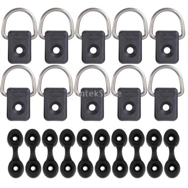 説明: 10個のカヤックのデッキのループを持つ10個のDリング継手耐久性とパフォーマンスのために設計されましたなど、デッキラインを確保するためにそれらを使用して、ショックコードを実行し、リギング軽量で優れた公差を与えるために、高圧下で射出成...