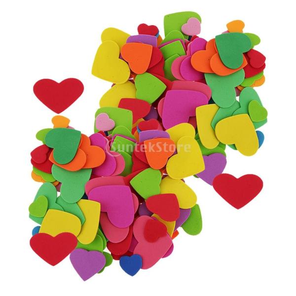 0pcs 混合 発泡 Evaフォーム 心 ハート型 子供 Diy 手作り 装飾用 壁飾り Buyee Servis Zakupok Tretim Licom Buyee Pokupajte Iz Yaponii