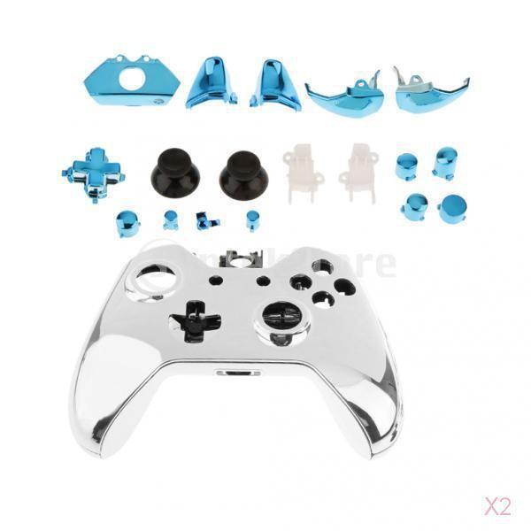 特別訳あり特価 Xboxの1つのゲームコントローラの青いボタン部品 フルハウジングシェルケース 健康管理 計測計 Sierramorena Com Mx