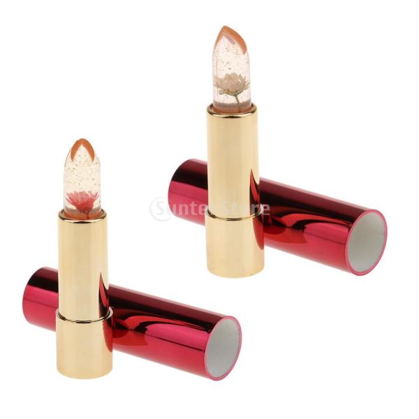 花ゼリー リップスティック 変色タイプ 温度変化 リップケア 口紅 2本入り Buyee Buyee 日本の通販商品 オークションの代理入札 代理購入