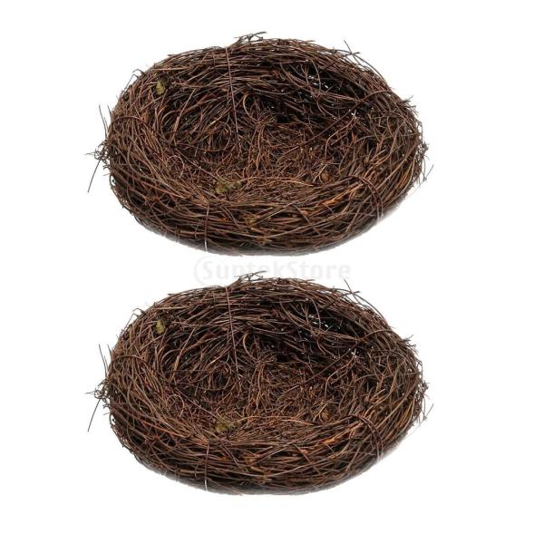 説明:手作りのブドウ鳥の家の巣.様々なサイズ:6cm  -  35cmのオプションそれは暖かく.静かな鳥の家.ハト.鳥.ectに最適です. 空の鳥の家の巣は.好きなものを置くことができます. それは小さな宝石類.窓の装飾として小さな動物を衣...