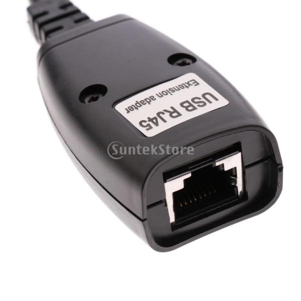 Fenteer Abs 2ピース Usb Rj45 Lan拡張ケーブル ネットワーク エクステンダ アダプタ アンプセット Stkショップ 通販 Yahoo ショッピング