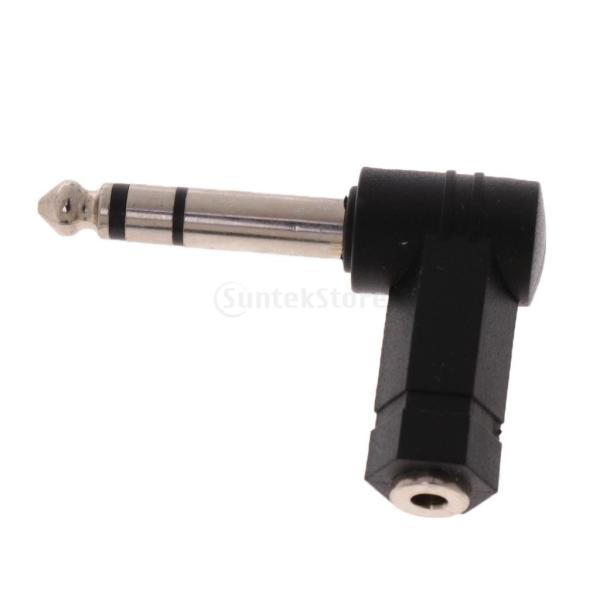 Fenteer USBギターケーブル 6.35mm〜3.5mm M/Fオーディオコネクタ USBポート モノラルM/Mギターベースケーブル