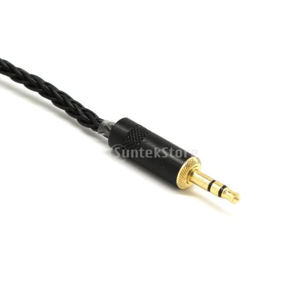 Fenteer 2個 高音質 0.2m 3.5mm 補助オーディオケーブル AUXケーブル ヘッドフォン用