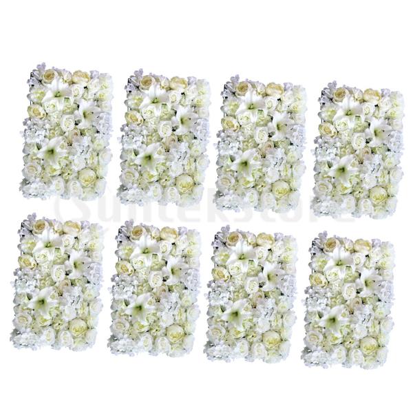 婚礼 結納品8個 人工花の壁 バラ 薔薇の花 造花 シルクフラワー 結婚式場 装飾 背景 Stkショップ