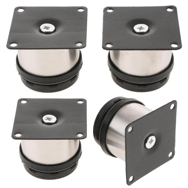 説明:頑丈で耐久性のあるステンレス鋼は.大きな重量に耐えることができます.  5/6/8/10/12/15/18/20/25/30 / 35cm. 丸い脚の直径:5cm / 2インチ.調節可能な高さの範囲:0-15mm / 0-0.6インチ...