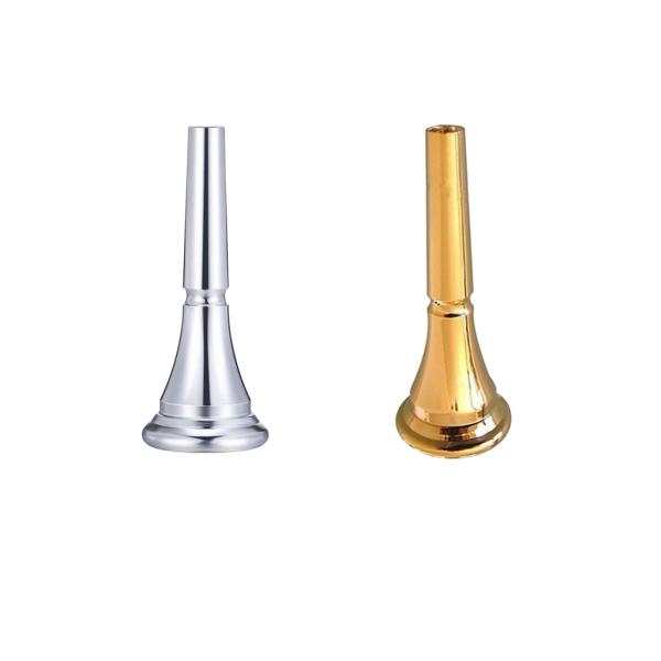 説明:高品質の銅合金製.明るくエレガントで.かなりクリアな音が出ます.初心者プレイヤーに適しています.このマウスピースはフレンチホルン用に設計されています.サイズ:約26x66mm / 1.02x2.59インチ仕様:色:ゴールデン+シルバー...