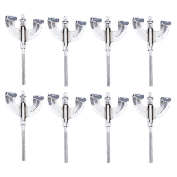 説明:バスドラムクローフックとテンションロッド高品質.頑丈テンションロッドが爪を通過してラグに到達できるようにします.頭に張力をかけることができますヴィンテージ蝶の形ほとんどのバスドラムフープに適合仕様:突っ張り棒サイズ:6mm x 100...