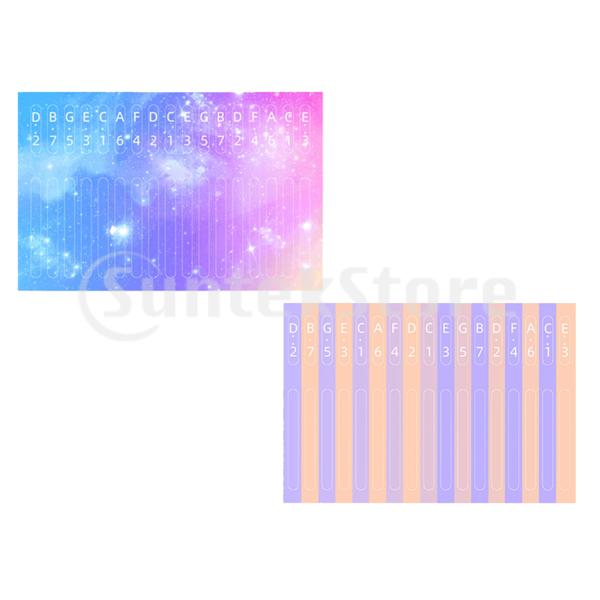 説明:初心者のミュージカルギフト用のカリンバ親指ピアノノートステッカー.ステッカーはキーに1つずつ対応しています.カリンバ鋼の鍵にぴったり合います.初心者への贈り物に最適です.高品質の素材で.耐久性があります.パッケージに含まれるもの:2ピ...