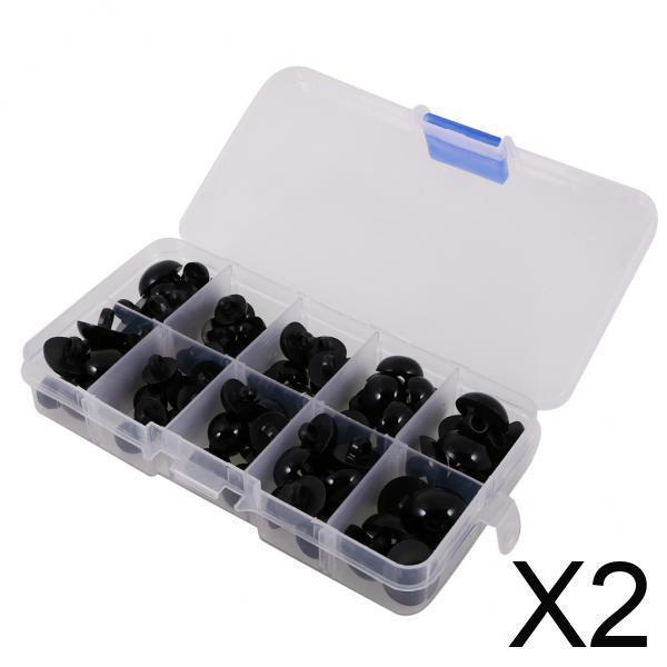 人形の目の鼻を作るための2x100個の黒いキノコの縫製ボタン9 15mm Stkショップ 通販 Yahoo ショッピング