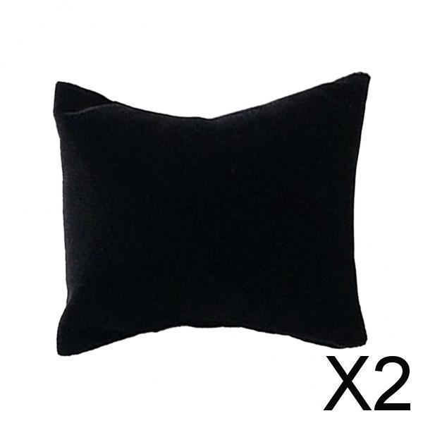 2xジュエリーディスプレイ枕7x8cmベルベットミニクッション時計ブレスレット用ブラック Stkショップ 通販 Yahoo ショッピング