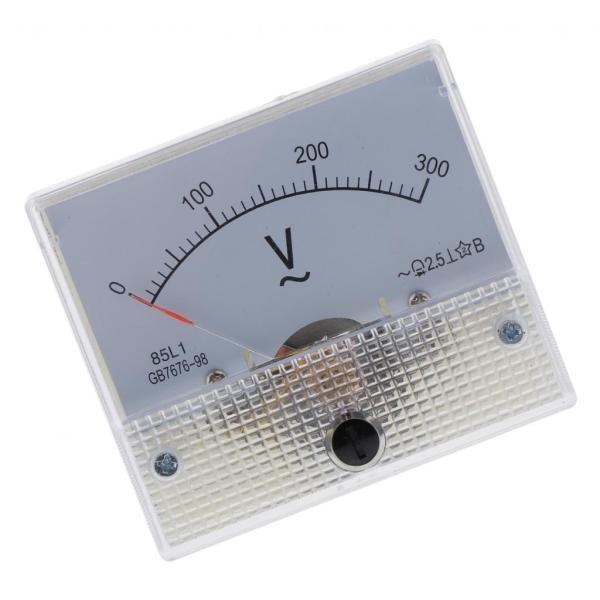 2xAccurate 85L1AC電圧計アナログポインター電圧計0-300V