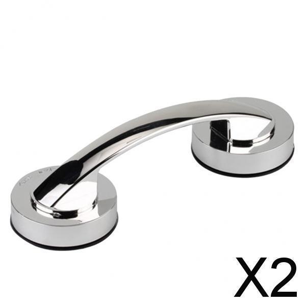 2xBatoomシャワーバスタブグリップサクションカップ安全グラブバー手すり20cm