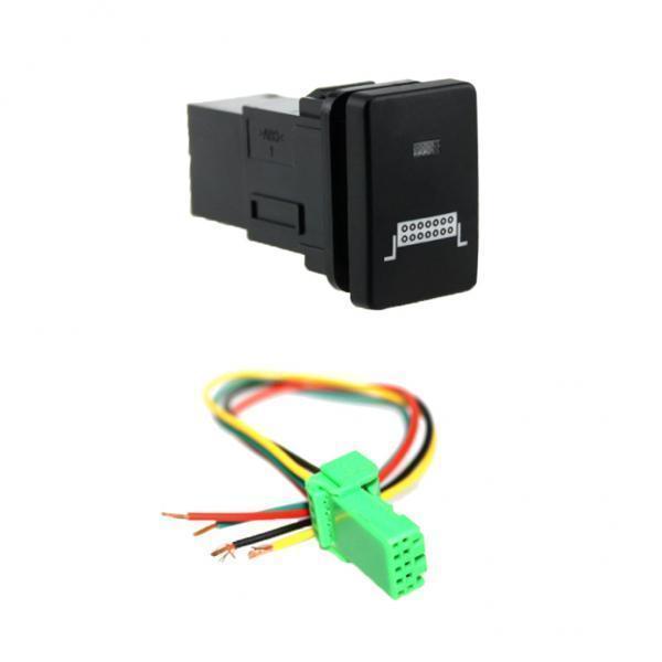 トヨタカムリ用ライトバーパターンの2x4極プッシュボタンスイッチ青色LED