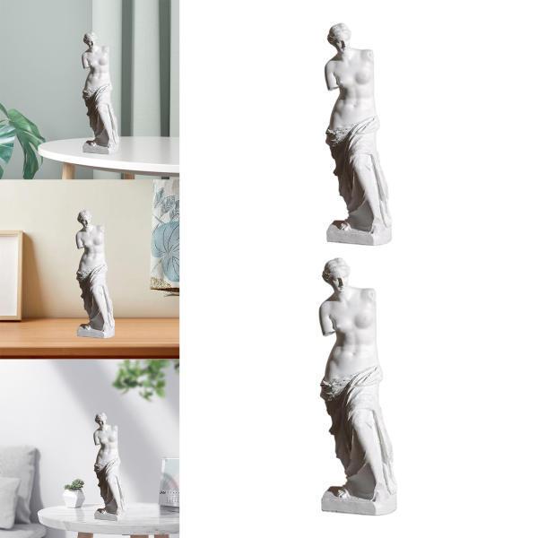 ヨーロッパの女神金星彫刻像オフィス装飾装飾品5x4.5x15cm+ヨーロッパの女神金星彫刻像オフィス装飾装飾品6.5x6.5x21cm