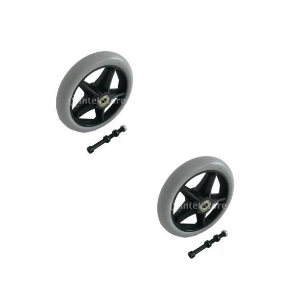 説明:6インチの固体タイヤ.ヘビーデューティ.耐摩耗性.滑らかで静か.ほとんどの手動車椅子カートの前輪.ローラー.ウォーカーなどに最適です.PVC.厚くなったホイールハブ製で.最大積載容量とロングワーキングライブをもたらします.インストール...