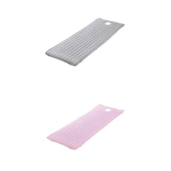 美容室マッサージベッドマットレスシートフェイス呼吸穴ピンク+灰色の