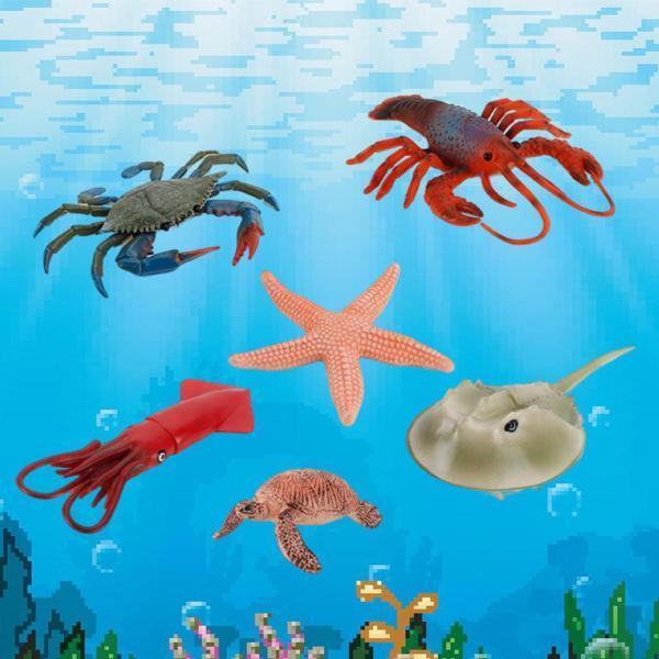 幼児の子供のための海洋生物の動物のおもちゃの誕生日プレゼントのコレクション 知育玩具 独特な店 Www Casascordeiro Com Br