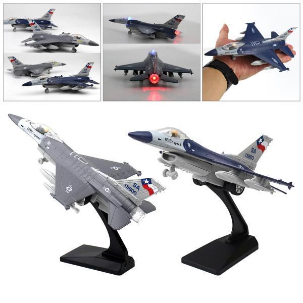 1:100 F-16戦闘機ダイキャスト合金戦闘機モデル(スタンド 1:100 F-16戦闘機ダイキャスト合金戦闘機モデル(スタンド
