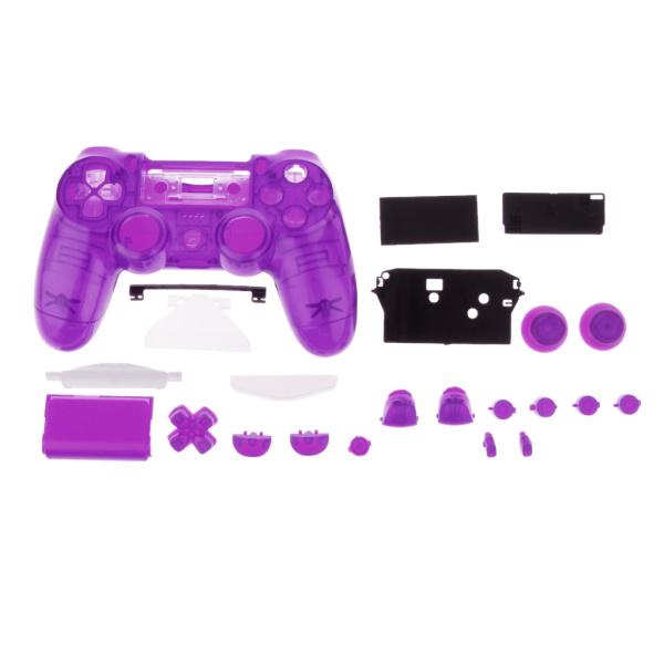 フルハウジングシェルケース アクセサリキット 交換用 Ps4コントローラ対応 紫色 Stkショップ 通販 Yahoo ショッピング