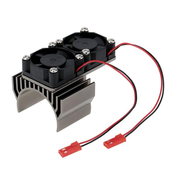RCレーシングカーチタンの冷却二重ファンと550分の540モーターヒートシンク :51004864:STKショップ 通販 RCレーシングカーチタンの冷却二重ファンと550分の540モーターヒートシンク