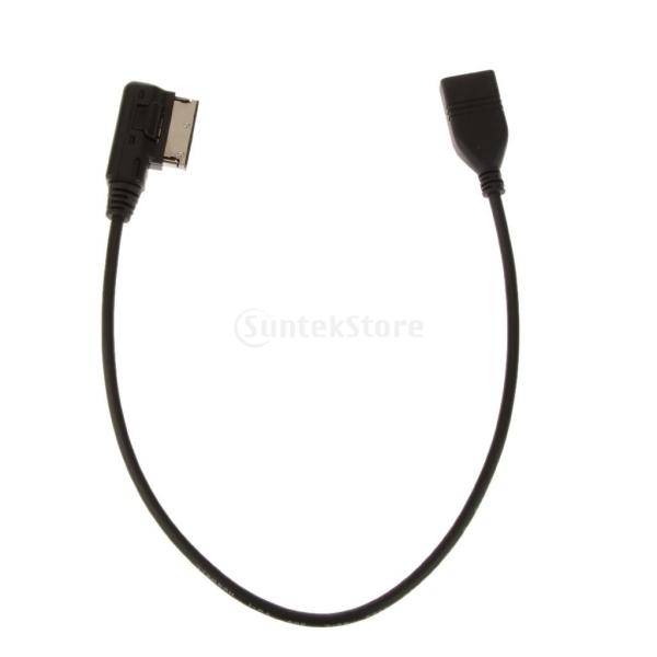アウディQ5 Q8 Q7 A4L A6L用　 USBインタフェースAMI MMIオーディオAUX MP3アダプターケーブル