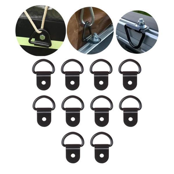 説明:パッケージに含まれるもの:10個の固定アンカーリングDシェイプタイダウンアンカーは.高品質のステンレス鋼でできており.黒色火薬でコーティングされています.防食および防錆.強力で耐久性があります.ネジ穴径:4.5mm / 0.18 "車...