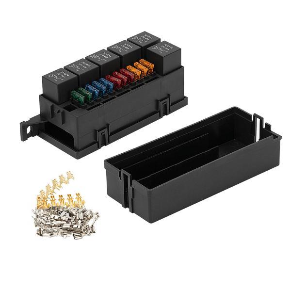 12V ヒューズおよびリレー ボックス 6 スロット リレー パネル 11 Atc