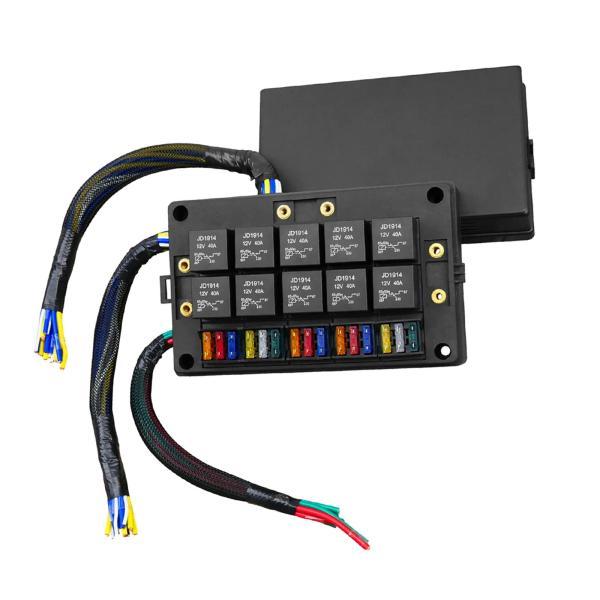 ヒューズおよびリレーボックス 15 スロット Atc ヒューズホルダー
