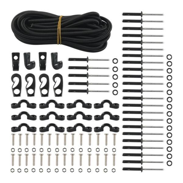 説明:[耐久性のある素材]: このカヤックアクセサリーキットは.伸縮性のあるゴムコード.ナイロンフック.ステンレススチールのネジなどの高品質の素材で作られており.過酷な海洋環境に対する長期的な耐久性と耐性を保証します. [包括的なキット]:...