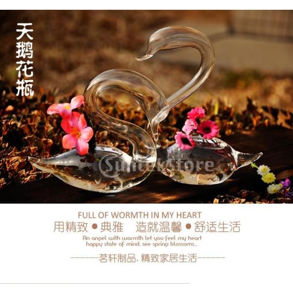 説明： 形状：スワンカラー：透明材質：ホウケイ酸の耐熱ガラス女性スワン（高さxの径）：約。 14×16センチメートル/ 5.51のx 6.29inch 男性スワン（Hはディアxは。）：Approx.18のx 16センチメートル/ 7.09の...