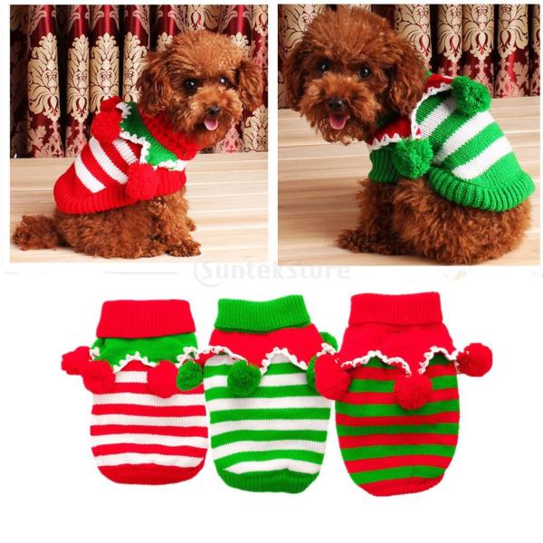 アクリル製 ペット 猫 犬 クリスマス服 ニット セーター コート パーカー アパレル ３色５サイズ選べる 赤 M Buyee Buyee 日本の通販商品 オークションの代理入札 代理購入