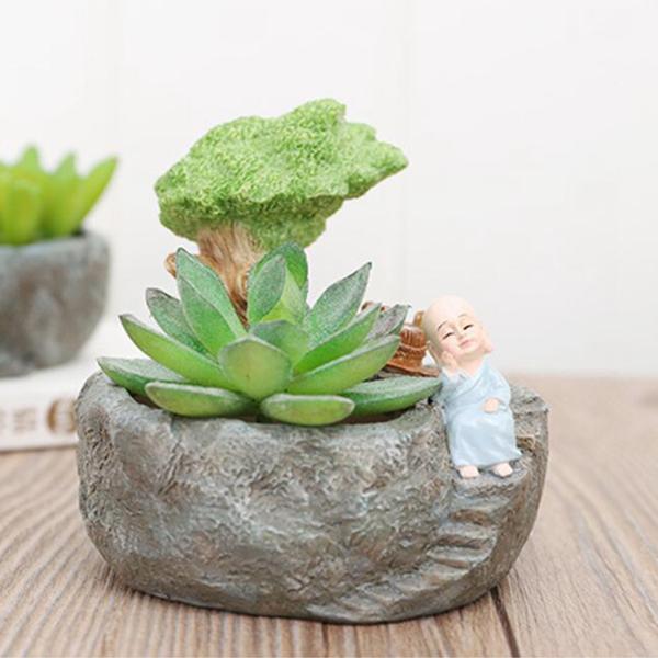 割引クーポン かわいい緑の植物ジューシーな植物ポット装飾デスク用フラワーポットサボテンプランター ガーデン リビン 鉢 プランター Www Solidarite Numerique Fr