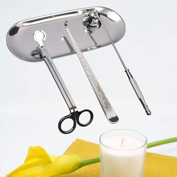 仕様:材質:ステンレス鋼サイズチャート:サイズ:キャンドルスナッファー:22.5x4cm / 8.86x1.57inchキャンドルウィックトリマー:18x6cm / 7.09x2.36inchウィックディッパー:20x1.7cm / 7.8...