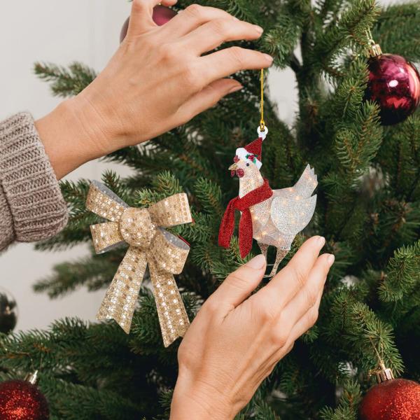 クリスマスツリーの装飾品チキンデコレーションペンダント家の装飾スタイル2 Stkショップ 通販 Yahoo ショッピング