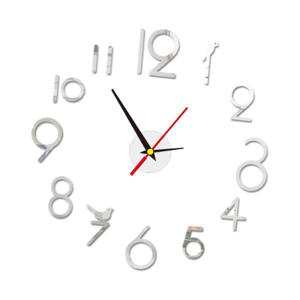 オシャレでかわいい壁掛け時計を探しているならコレ 壁に貼る時計 Designclockウッドse8100 日々 しあわせさがし Diy壁マウント時計モダンユニークナンバーデザイン装飾 スライバー Acores Com Br