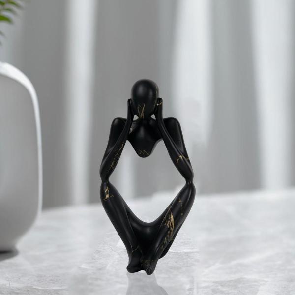 説明:高品質: 精巧な職人技.リアルでシンプルなラインの輪郭を備えたプレミアム樹脂製の彫刻された思考する人物像の収集価値のあるフィギュア.斬新なデザイン: 中空デザインの抽象的なユニークな思想家は.みんなの目を惹きつけ.芸術的なテイストを加...