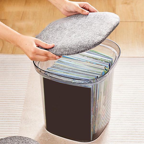 説明:多目的:収納ボックスとして使用でき.スツールとしても使用できます.家のどこにでも置くことができます.高品質:この収納オットマンはPP素材で作られており.耐久性があり.軽量で耐摩耗性があります.収納ボックス:おもちゃ.本.洋服.積み木....