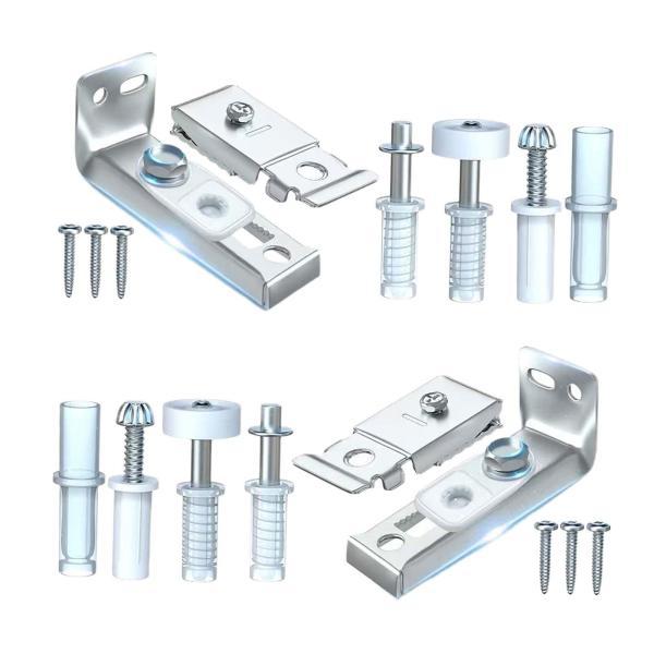 二つ折りドアハードウェア修理キット、クローゼットドアハードウェア