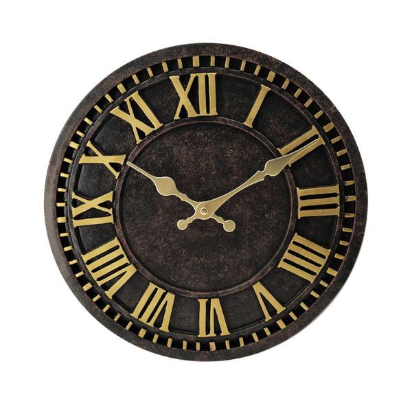 23インチラージラウンドアンティークステッカーガーデンクロック