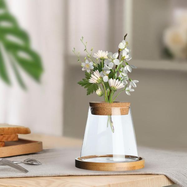 説明:[信頼性とプレミアム]: 水耕栽培植物花瓶はガラス素材でできており.質感が細かく.美しい花を入れることができ.家庭やオフィスの美しい装飾が可能です.[ユニークで細心の注意を払って]:美しくシックな装飾を備えた創造的で斬新なデザイン.優...