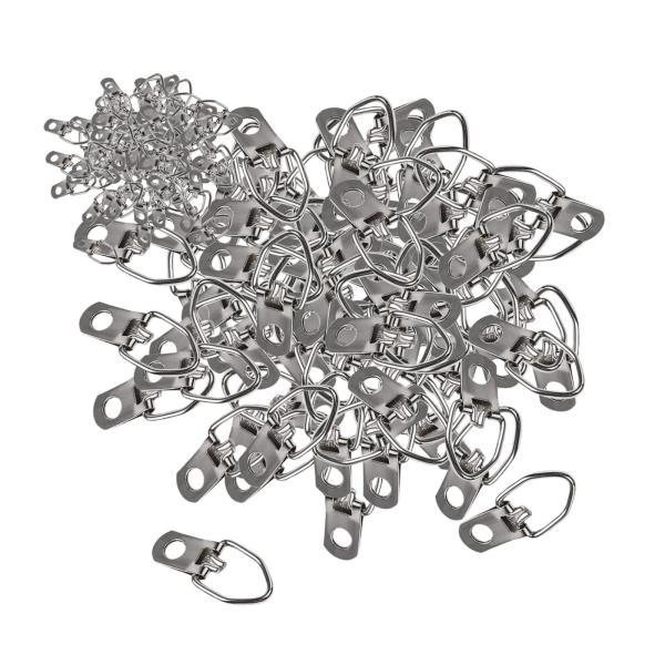 説明:[用途]: 写真立て.時計.額縁.その他の様々な家の装飾品を掛けるためのDリングピクチャーハンガー. [プレミアム素材]: ピクチャーハングは高品質の金属で作られており.頑丈で損傷や変形しにくいです. [特徴]: Dリングフックは安定...