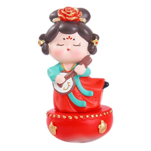 説明: losin材料]:中国のタンブラータンガールの置物は.樹脂材料で作られており.軽量で掃除が簡単で.長いサービス時間があります cartoon人形視覚的な喜びをもたらし.あらゆるスペースに気まぐれなタッチを追加するデザイン装飾に適した...