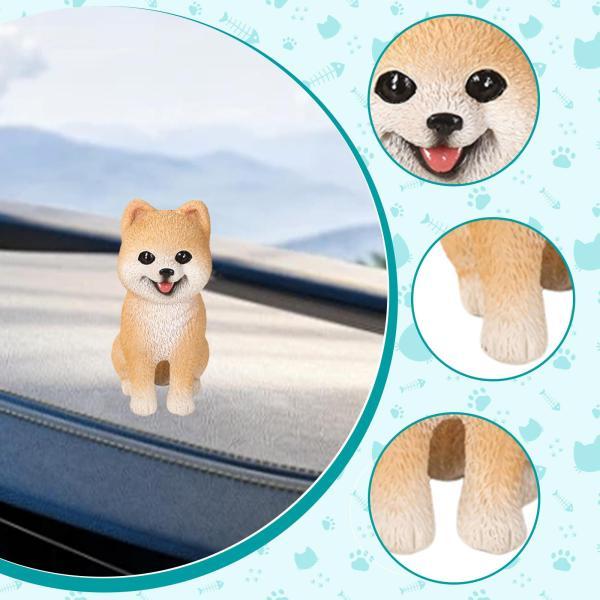 説明:[樹脂素材]:ポメラニアンの置物は樹脂製で.丈夫で長期間飾ることができます.リビングルームのコーヒーテーブルや本棚の隅に置いても.温かみと可愛らしさを演出できます. [精巧な彫刻]:ポメラニアンの置物は繊細な質感と鮮やかな表情で.ポメ...