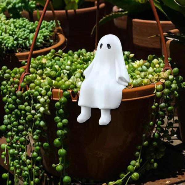 説明:[ハロウィンデコレーション]: 樹脂製のゴースト像はハロウィンのデコレーションに素敵なアクセントとなり.遊び心のある不気味な祭りの雰囲気を演出します. [素材]: ハロウィンゴーストフィギュアは樹脂素材で作られており.軽量で長持ちしま...