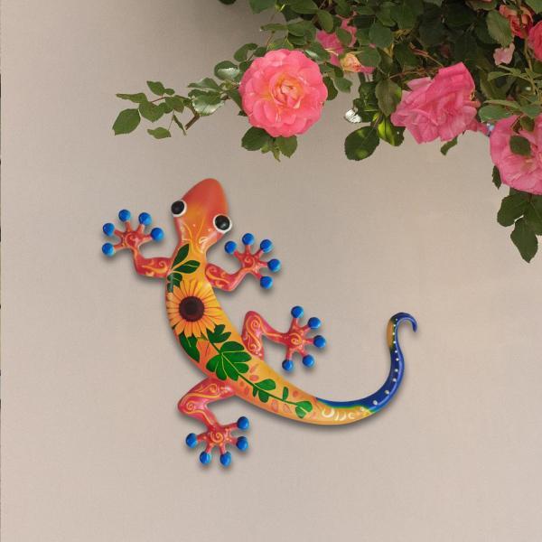 説明:[鮮やかなヤモリの壁飾り]: カラフルなヤモリの壁掛け飾りでご自宅に美しい色彩を添え.どんなお部屋にも活気と活気をもたらすようデザインされています. [素材]: ヤモリの壁飾りは鉄素材で作られており.丈夫で.長い間.今日最も人気のある...